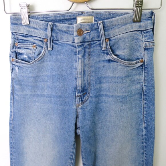 Mother High Waisted Looker Ankle Fray Size 25 - Picture 5 of 14